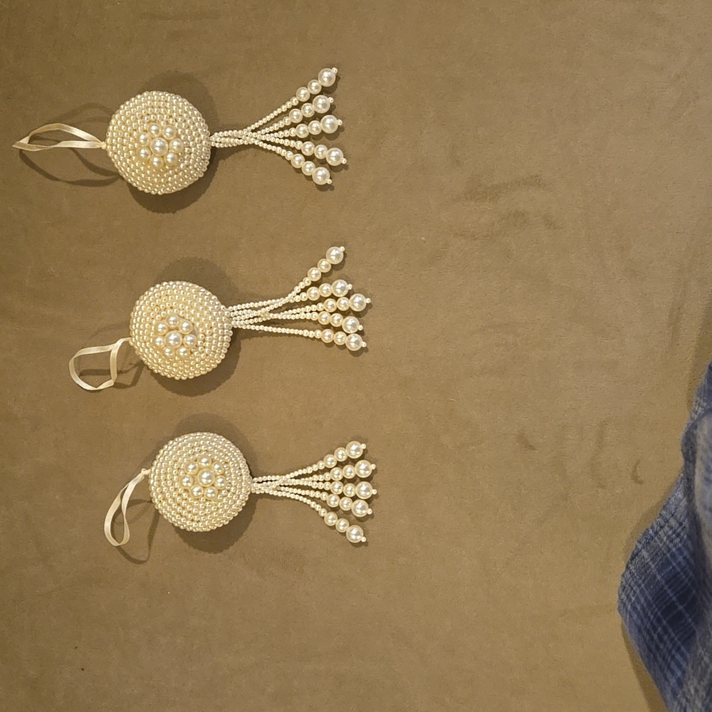 Pearl ornaments